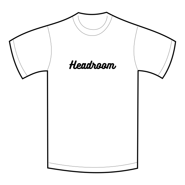 headroom headroom t shirt