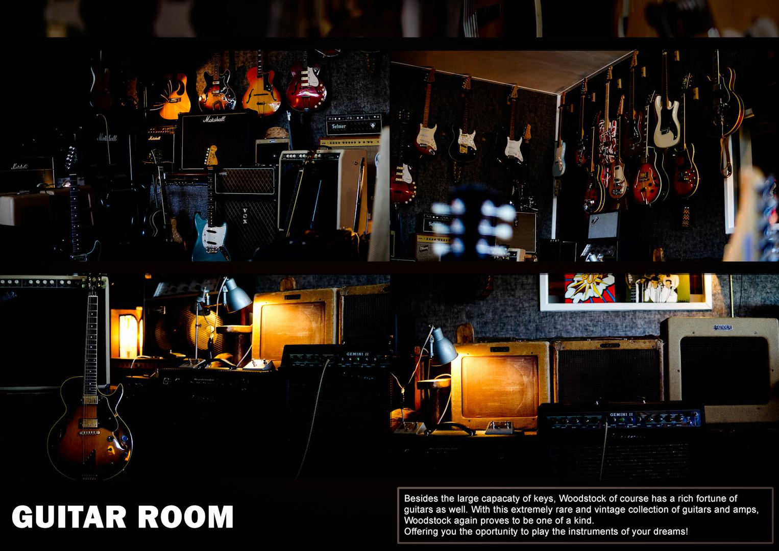 Guitar Room - Woodstock Recording Studio